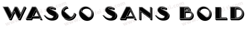 Wasco Sans Bold字体转换